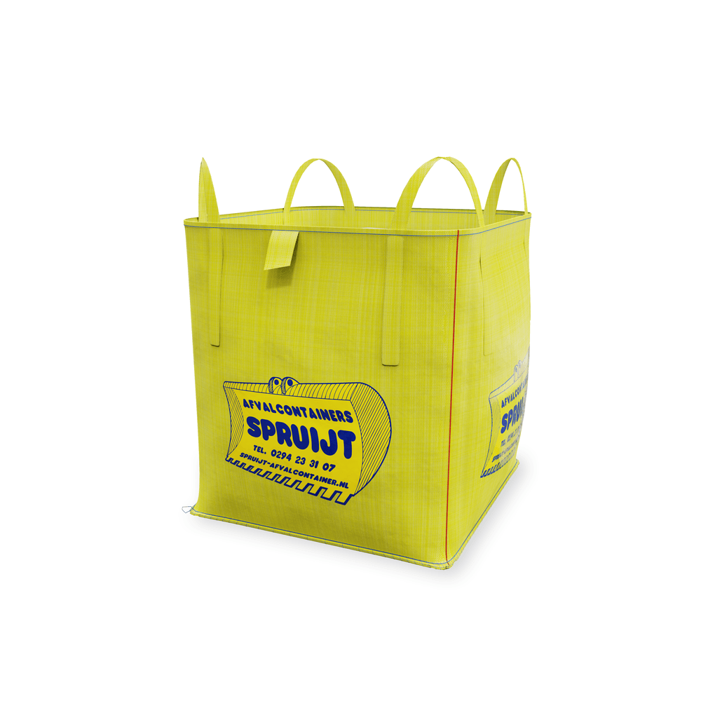 Bouwafval container - 1m3 BigBag - Spruijt Afvalcontainer